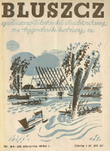 Bluszcz. Społeczno literacki ilustrowany tygodnik kobiecy 1934.08.25 R.67 nr34