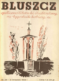 Bluszcz. Społeczno literacki ilustrowany tygodnik kobiecy 1934.11.03 R.67 nr44