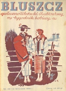Bluszcz. Społeczno literacki ilustrowany tygodnik kobiecy 1934.11.10 R.67 nr45