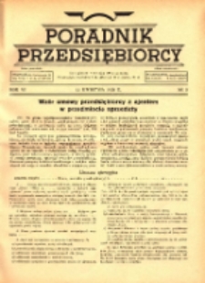 Poradnik Przedsiębiorcy 1938.04.15 R.6 Nr8