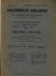 Archiwum Higjeny 1927 T.2 z.1