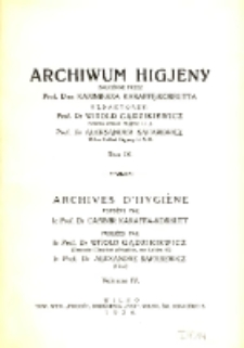 Archiwum Higjeny 1936 T.4 z.1