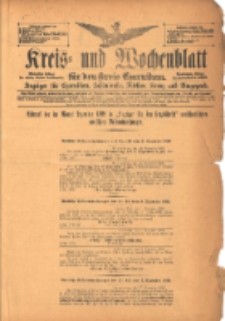 Kreis- und Wochenblatt für den Kreis Czarnikau: Anzeiger für Czarnikau, Schönlanke, Filehne, Kreuz, und Umgegend. 1899.12.02 Jg.47 Nr140