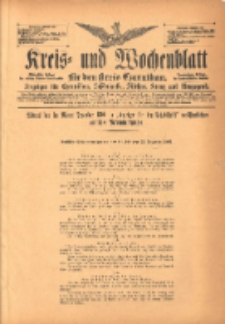 Kreis- und Wochenblatt f&uuml;r den Kreis Czarnikau: Anzeiger f&uuml;r Czarnikau, Sch&ouml;nlanke, Filehne, Kreuz, und Umgegend. 1899.12.21 Jg.47 Nr148