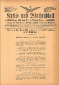 Kreis- und Wochenblatt für den Kreis Czarnikau: Anzeiger für Czarnikau, Schönlanke, Filehne, Kreuz, und Umgegend. 1899.12.21 Jg.47 Nr148