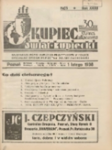Kupiec-Świat Kupiecki; pisma złączone; oficjalny organ kupiectwa Polski Zachodniej 1938.02.01 R.32 Nr5