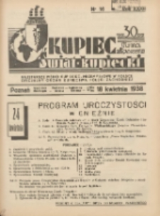 Kupiec-Świat Kupiecki; pisma złączone; oficjalny organ kupiectwa Polski Zachodniej 1938.04.18 R.32 Nr16