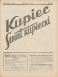 Kupiec-Świat Kupiecki; pisma złączone; oficjalny organ kupiectwa Polski Zachodniej 1938.05.29 R.32 Nr23