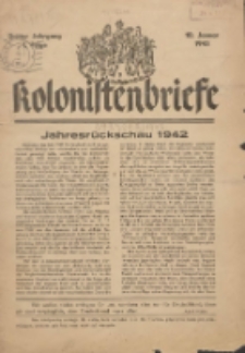 Kolonistenbriefe 1943.01.10 Jg.3 F.1