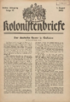 Kolonistenbriefe 1943.08.01 Jg.3 F.15