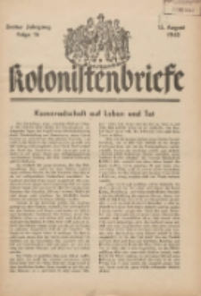 Kolonistenbriefe 1943.08.15 Jg.3 F.16
