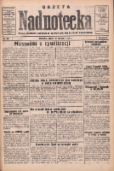 Gazeta Nadnotecka: pismo narodowe poświęcone sprawie polskiej na ziemi nadnoteckiej 1933.08.18 R.13 Nr188