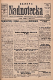 Gazeta Nadnotecka: pismo narodowe poświęcone sprawie polskiej na ziemi nadnoteckiej 1933.08.27 R.13 Nr196
