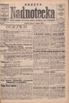 Gazeta Nadnotecka: pismo narodowe poświęcone sprawie polskiej na ziemi nadnoteckiej 1933.09.09 R.13 Nr207
