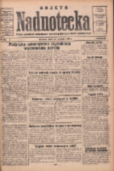 Gazeta Nadnotecka: pismo narodowe poświęcone sprawie polskiej na ziemi nadnoteckiej 1933.09.20 R.13 Nr216