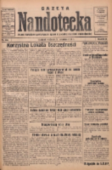 Gazeta Nadnotecka: pismo narodowe poświęcone sprawie polskiej na ziemi nadnoteckiej 1933.09.24 R.13 Nr220