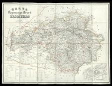 Karte von Regierungs Bezirk Bromberg entforf [...] vom [...] Nowack.