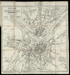 Plan der K&ouml;nigl. Haupt- u. Residenzstadt Dresden nebst den Vorst&auml;dten.