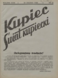 GazetKupiec-Świat Kupiecki; pisma złączone; oficjalny organ kupiectwa Polski Zachodniej 1938.12.25 R.32 Nr53