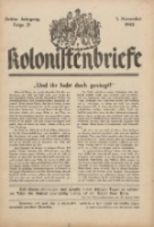 Kolonistenbriefe 1943.11.01 Jg.3 F.21