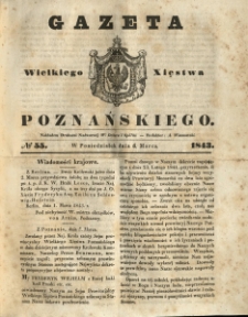 Gazeta Wielkiego Xięstwa Poznańskiego 1843.03.06 Nr55