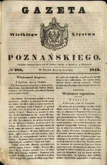 Gazeta Wielkiego Xięstwa Poznańskiego 1843.12.08 Nr288