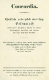 Bekenntni&szlig;schriften der evangelisch-lutherischen Kirche