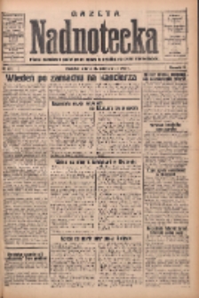 Gazeta Nadnotecka: pismo narodowe poświęcone sprawie polskiej na ziemi nadnoteckiej 1933.10.10 R.13 Nr233