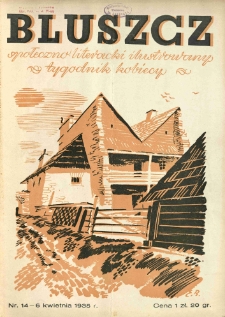 Bluszcz. Społeczno literacki ilustrowany tygodnik kobiecy. 1935.04.06 R.68 nr14