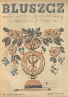 Bluszcz. Społeczno literacki ilustrowany tygodnik kobiecy. 1935.05.04 R.68 nr18