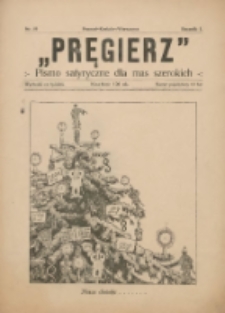 Pręgierz: pismo satyryczne dla mas szerokich 1913 R.1 Nr19