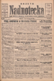 Gazeta Nadnotecka: pismo narodowe poświęcone sprawie polskiej na ziemi nadnoteckiej 1933.11.14 R.13 Nr262