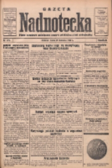 Gazeta Nadnotecka: pismo narodowe poświęcone sprawie polskiej na ziemi nadnoteckiej 1933.11.29 R.13 Nr275