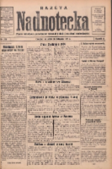 Gazeta Nadnotecka: pismo narodowe poświęcone sprawie polskiej na ziemi nadnoteckiej 1933.11.30 R.13 Nr276
