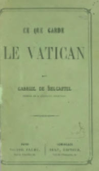 Ce que garde le Vatican