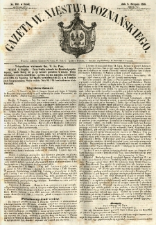 Gazeta Wielkiego Xięstwa Poznańskiego 1855.08.08 Nr182