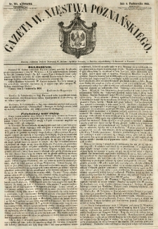 Gazeta Wielkiego Xięstwa Poznańskiego 1855.10.04 Nr231