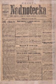 Gazeta Nadnotecka: pismo narodowe poświęcone sprawie polskiej na ziemi nadnoteckiej 1934.01.03 R.14 Nr1