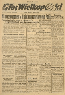 Głos Wielkopolski. 1948.02.01 R.4 nr32 Wyd.A