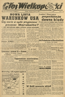 Głos Wielkopolski. 1948.06.08 R.4 nr155 Wyd.A