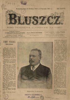 Bluszcz. Pismo tygodniowe illustrowane dla kobiet. 1900.12.23 (1901.01.05) R.37 nr1