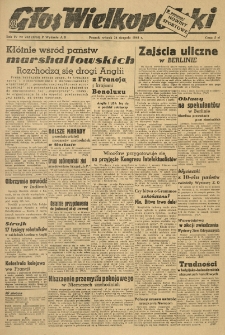 Głos Wielkopolski. 1948.08.24 R.4 nr232 Wyd.AB