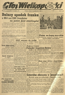 Głos Wielkopolski. 1948.10.19 R.4 nr288 Wyd.AB