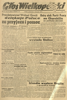 Głos Wielkopolski. 1948.11.01 R.4 nr301 Wyd.AB