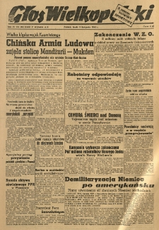 Głos Wielkopolski. 1948.11.03 R.4 nr302 Wyd.AB