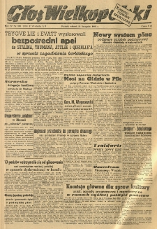 Głos Wielkopolski. 1948.11.16 R.4 nr315 Wyd.AB