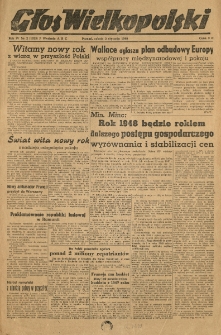 Głos Wielkopolski. 1948.01.03 R.4 nr2 Wyd.ABC