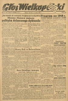 Głos Wielkopolski. 1948.01.04 R.4 nr3 Wyd.ABC