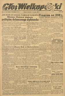 Głos Wielkopolski. 1948.01.04 R.4 nr3 Wyd.ABC