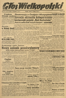 Głos Wielkopolski. 1948.02.06 R.4 nr35 Wyd.ABC